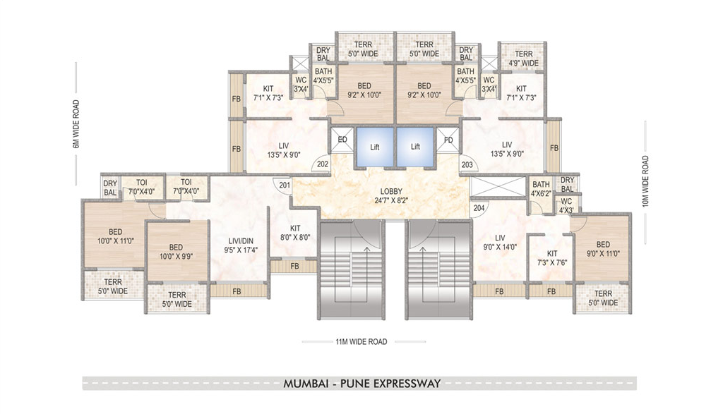 Residential Multistorey Apartment for Sale in Khanda Colony , Panvel-West, Mumbai