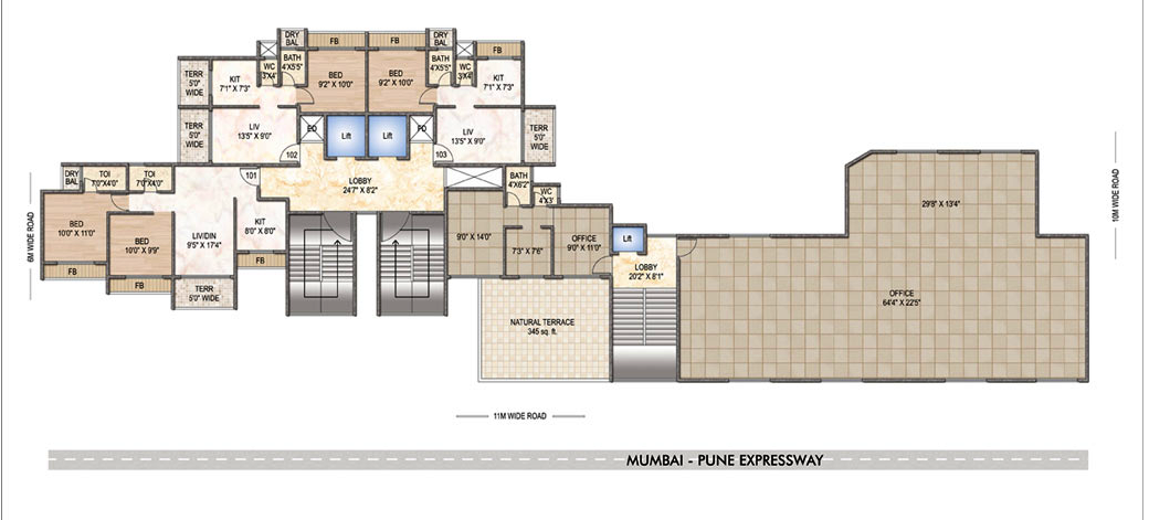 Residential Multistorey Apartment for Sale in Plot No. A-37, Sector 5, Khanda Colony , Panvel-West, Mumbai