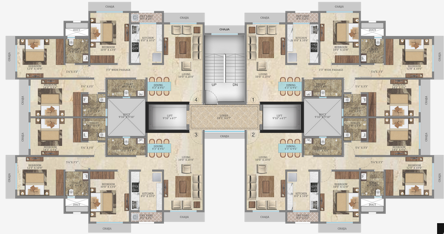 Residential Multistorey Apartment for Sale in Four Banglows, S V Nagar, Versova , Andheri-West, Mumbai