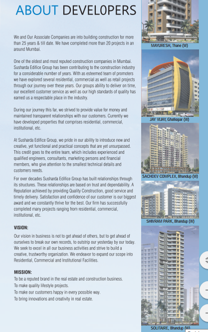 Residential Multistorey Apartment for Sale in Bhandup , Bhandup-West, Mumbai