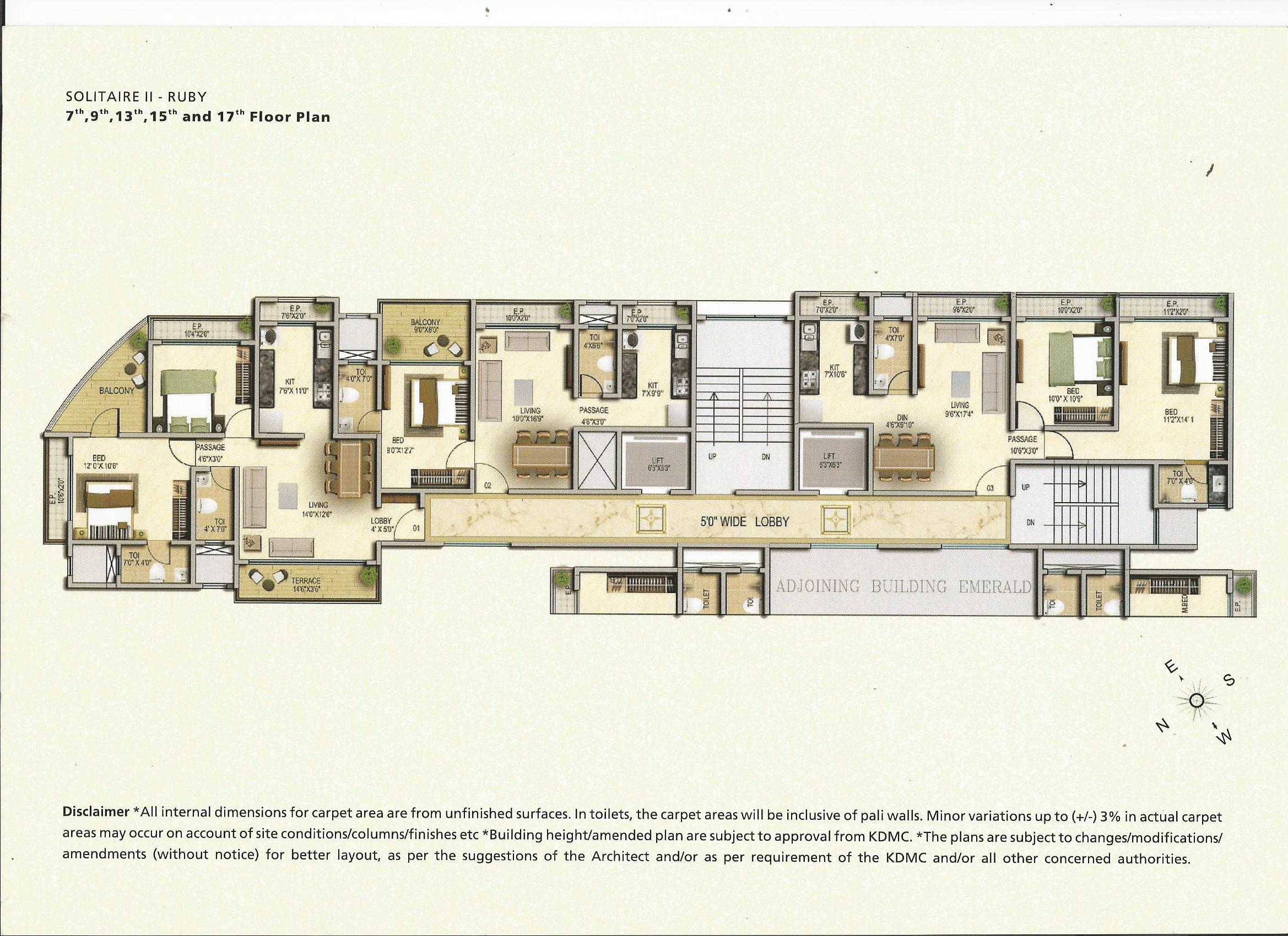 Residential Multistorey Apartment for Sale in SpringTime Club, Opp.KDMC 