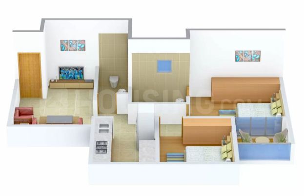 Residential Multistorey Apartment for Sale in Niraj City II, Behind Godrej Park, Godrej Hill, Barave, Khadakpada, Kalyan West, , Kalyan-West, Mumbai