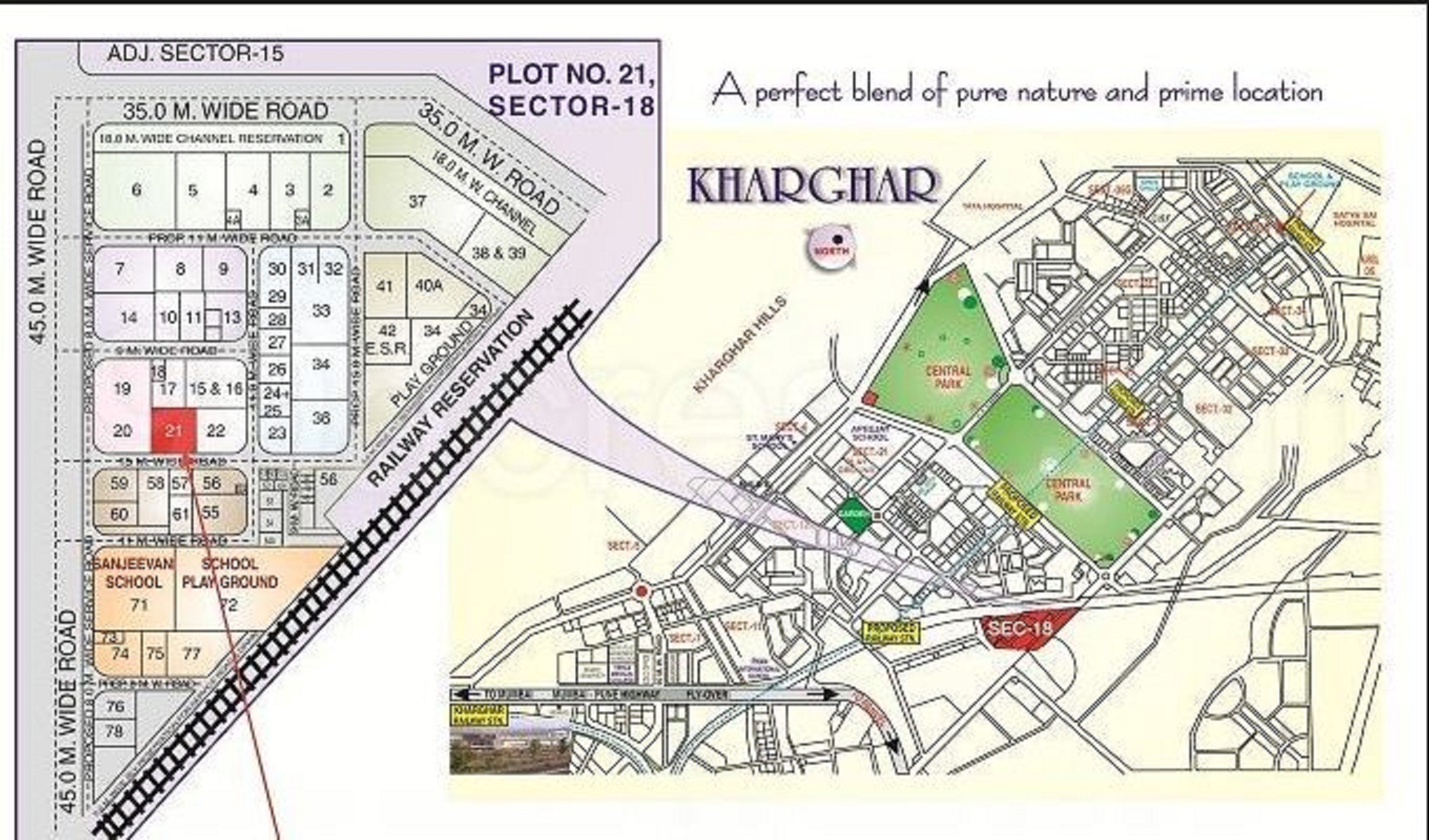 Residential Multistorey Apartment for Sale in Plot No. 21, Sector 18 , Kharghar-West, Mumbai
