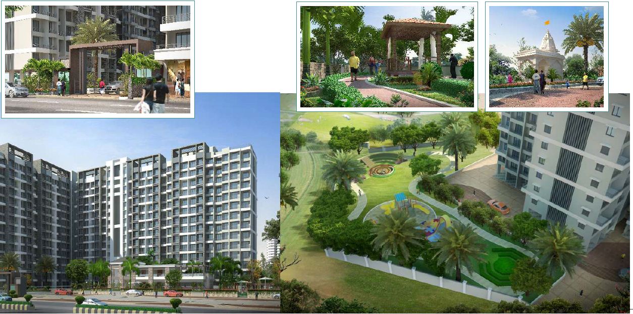 Residential Multistorey Apartment for Sale in Konark Solitaire 25/22, 26/1, Near KDMC (A) Ward Office, Vadavali-Ambivali W. , Kalyan-West, Mumbai