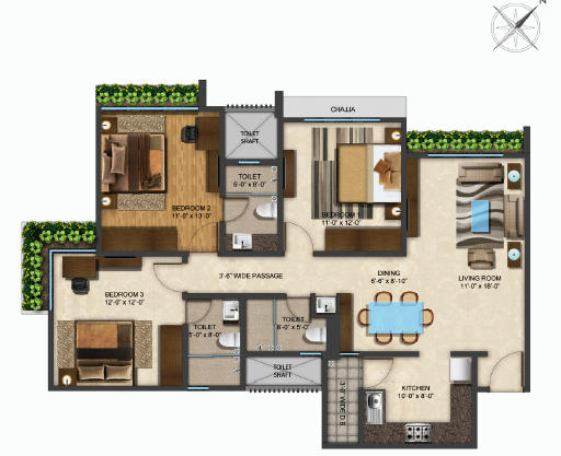 Residential Multistorey Apartment for Sale in Platina Opp. Bayer, Kolshet Road, Kapurbawadi, , Thane-West, Mumbai