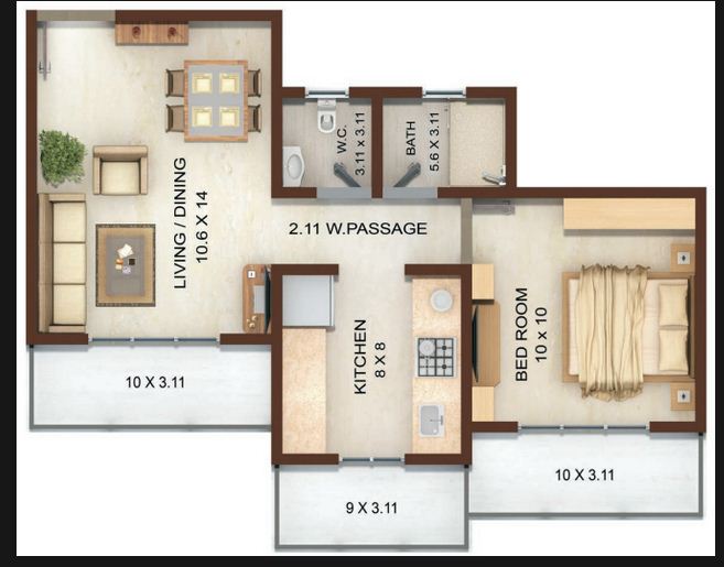 Residential Multistorey Apartment for Sale in Plot no-163 A, Wadapada Road No.2, Hanuman Nagar , Kandivali-West, Mumbai