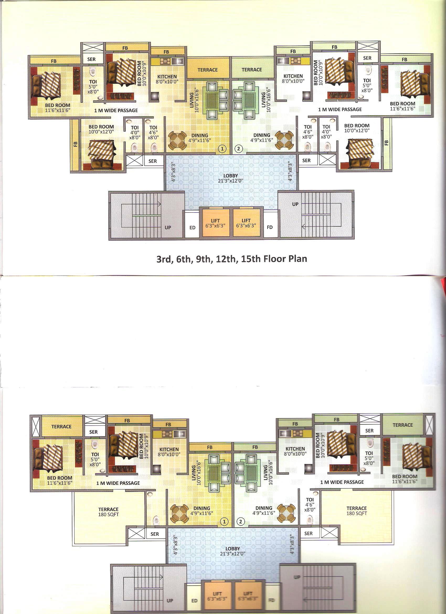 Residential Multistorey Apartment for Sale in Sector-4A , Koparkhairane-West, Mumbai
