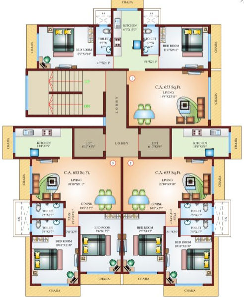 Residential Multistorey Apartment for Sale in 23, Azad Nagar, Off J. P Road , Andheri-West, Mumbai