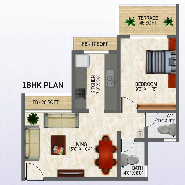 Residential Multistorey Apartment for Sale in Sector 23 , Ghansoli-West, Mumbai