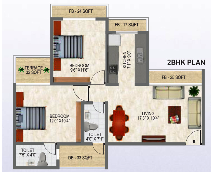 Residential Multistorey Apartment for Sale in Sector 23 , Ghansoli-West, Mumbai