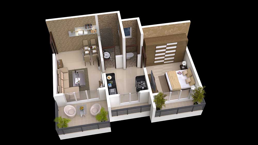 Residential Multistorey Apartment for Sale in Survey No. 145/3A, Near Shree Maha Ganapati Hospital , Titwala-West, Mumbai