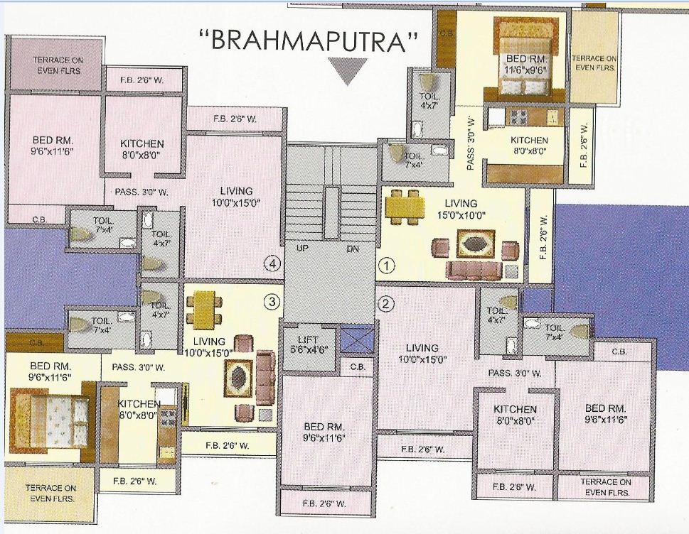Residential Multistorey Apartment for Sale in Rambaug Lane 4, Near Madhurima Sweets , Kalyan-West, Mumbai