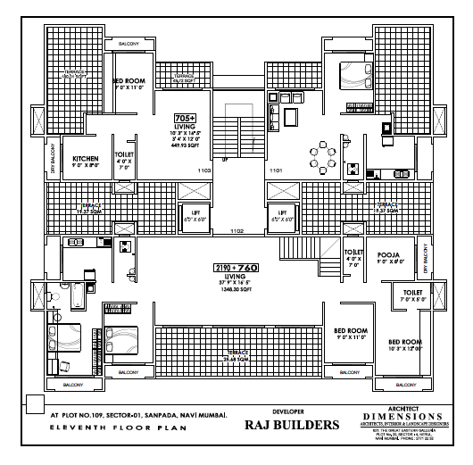 Residential Multistorey Apartment for Sale in Plot No 109,Sector No 1 , Sanpada-West, Mumbai