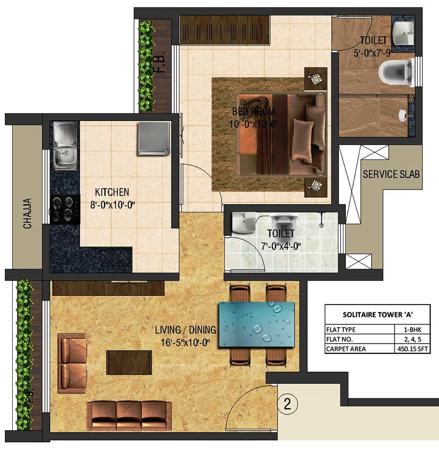 Residential Multistorey Apartment for Sale in Solitaire, Opp. Bayer, Kolshet Road, Kapurbawadi, , Thane-West, Mumbai
