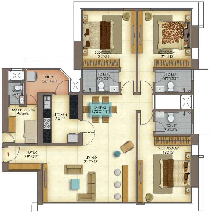 Residential Multistorey Apartment for Sale in Tokarsey Jivraj Marg , Sewri-West, Mumbai